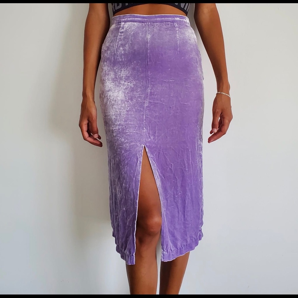 Purple velvet skirt  - moving away make an offer